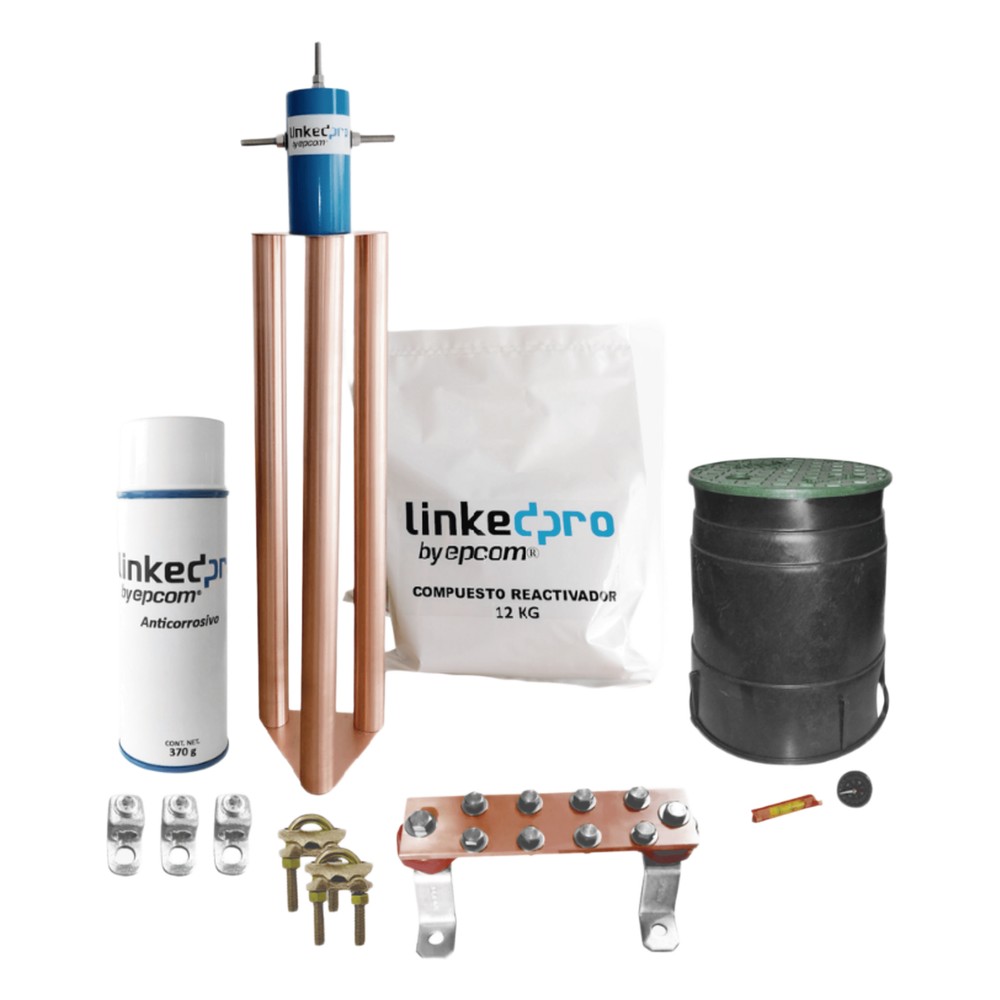 Kit Puesta a Tierra 200A / Electrodo Cobre | LECOSYS