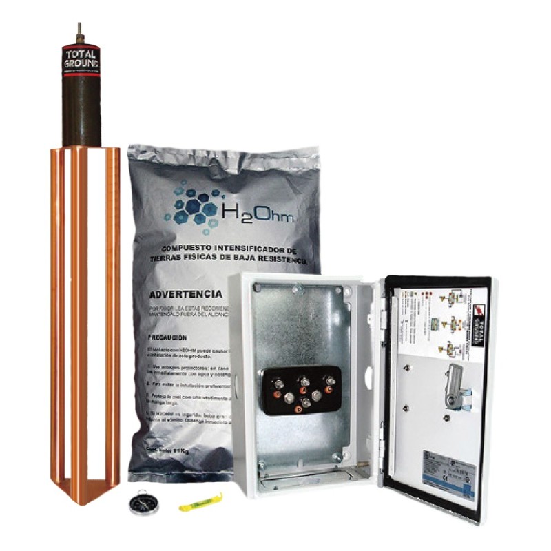 Kit de puesta a tierra de 45 A con Electrodo | LECOSYS