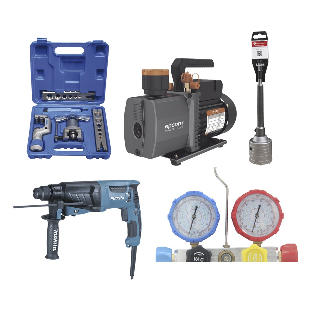 Kit profesional / Mini split / Bomba de vacío | LECOSYS