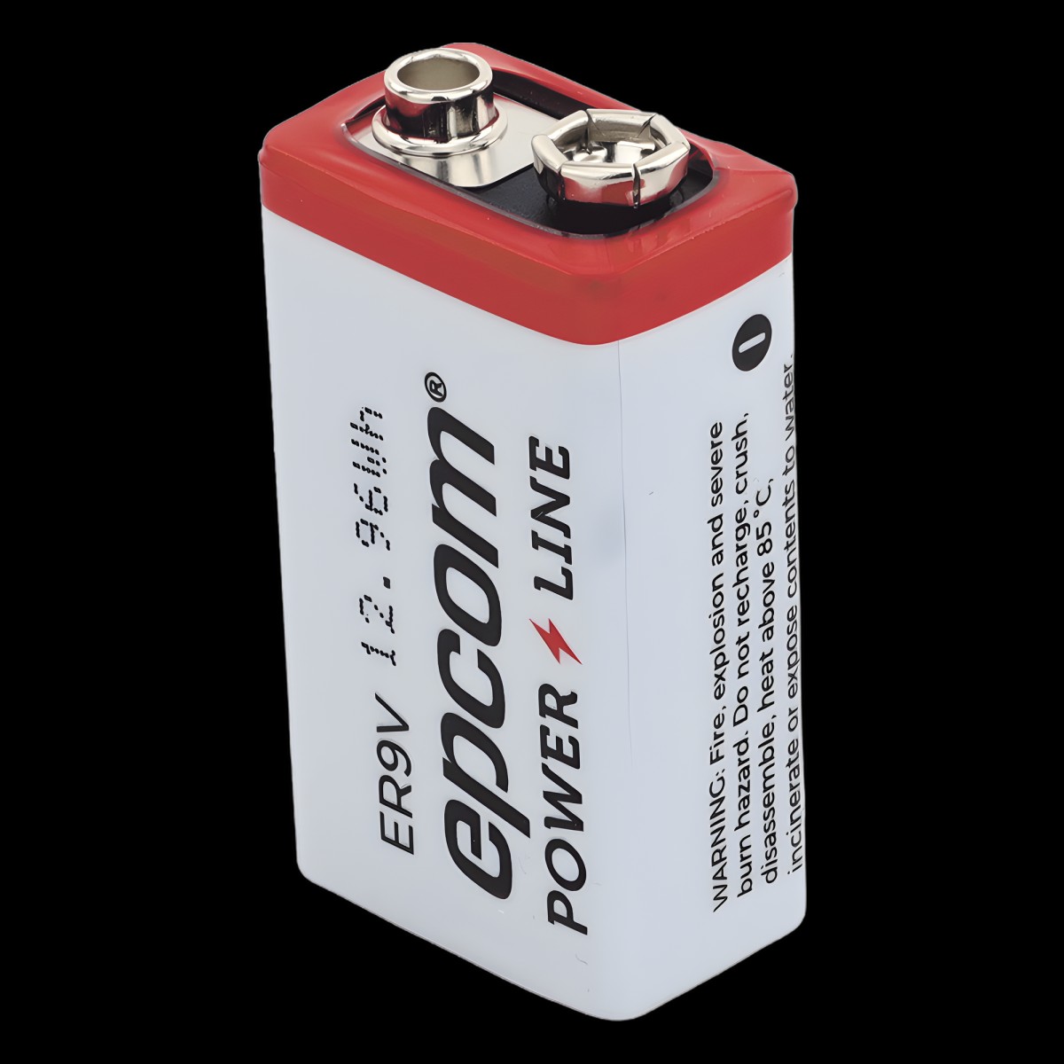 Batería de Litio 9V / 1200 mAh / Cloruro de | LECOSYS