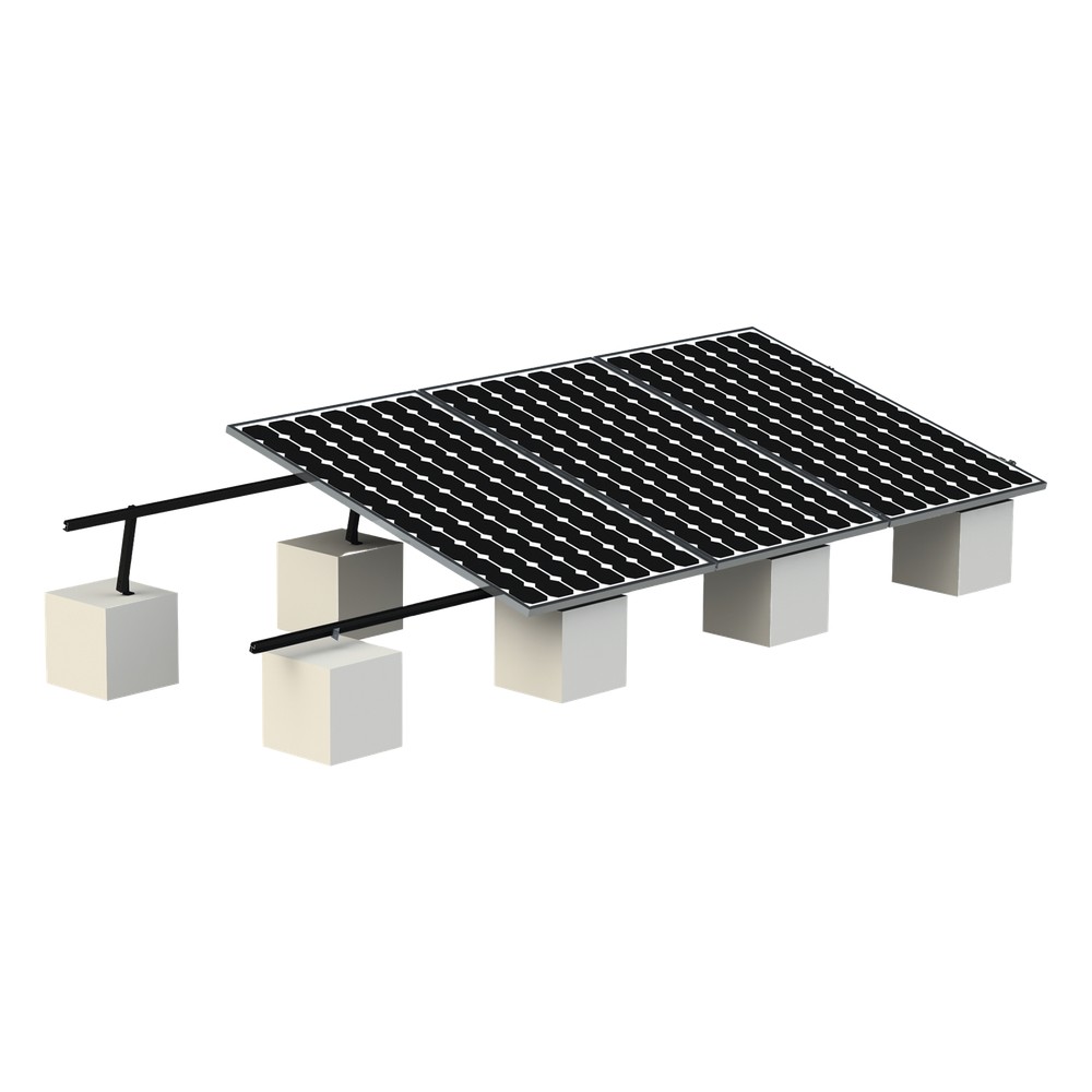 Montaje para Panel Solar, Riel "8" de 5400mm | LECOSYS