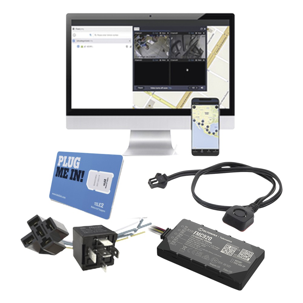 KIT de Localizador 4G LTE, SIM SIM30M2M | LECOSYS