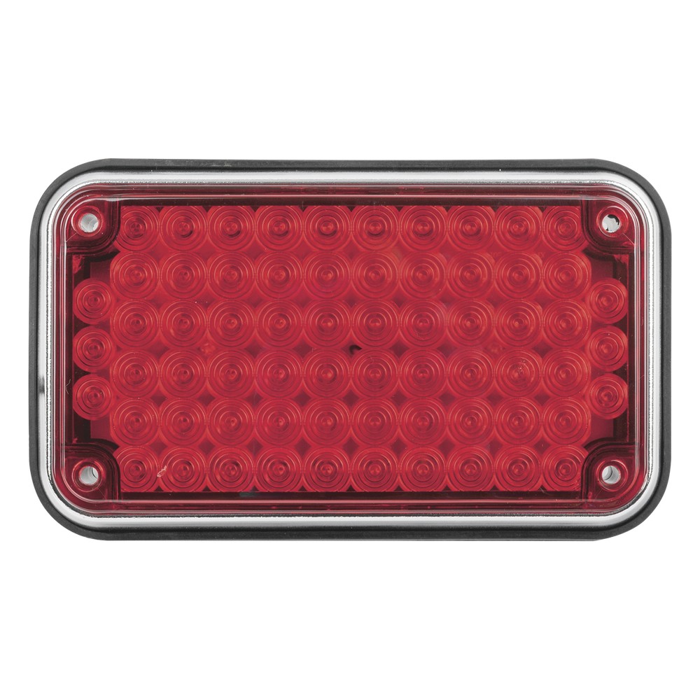 Luz de Advertencia de 6X4", Color Rojo, Ideal | LECOSYS