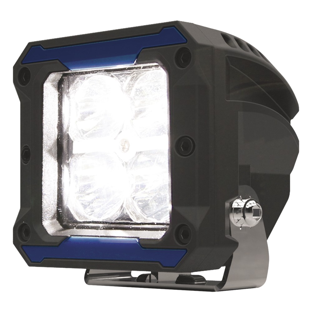 Luz de trabajo de uso rudo, 12-24 Vcc, 1025 lumenes