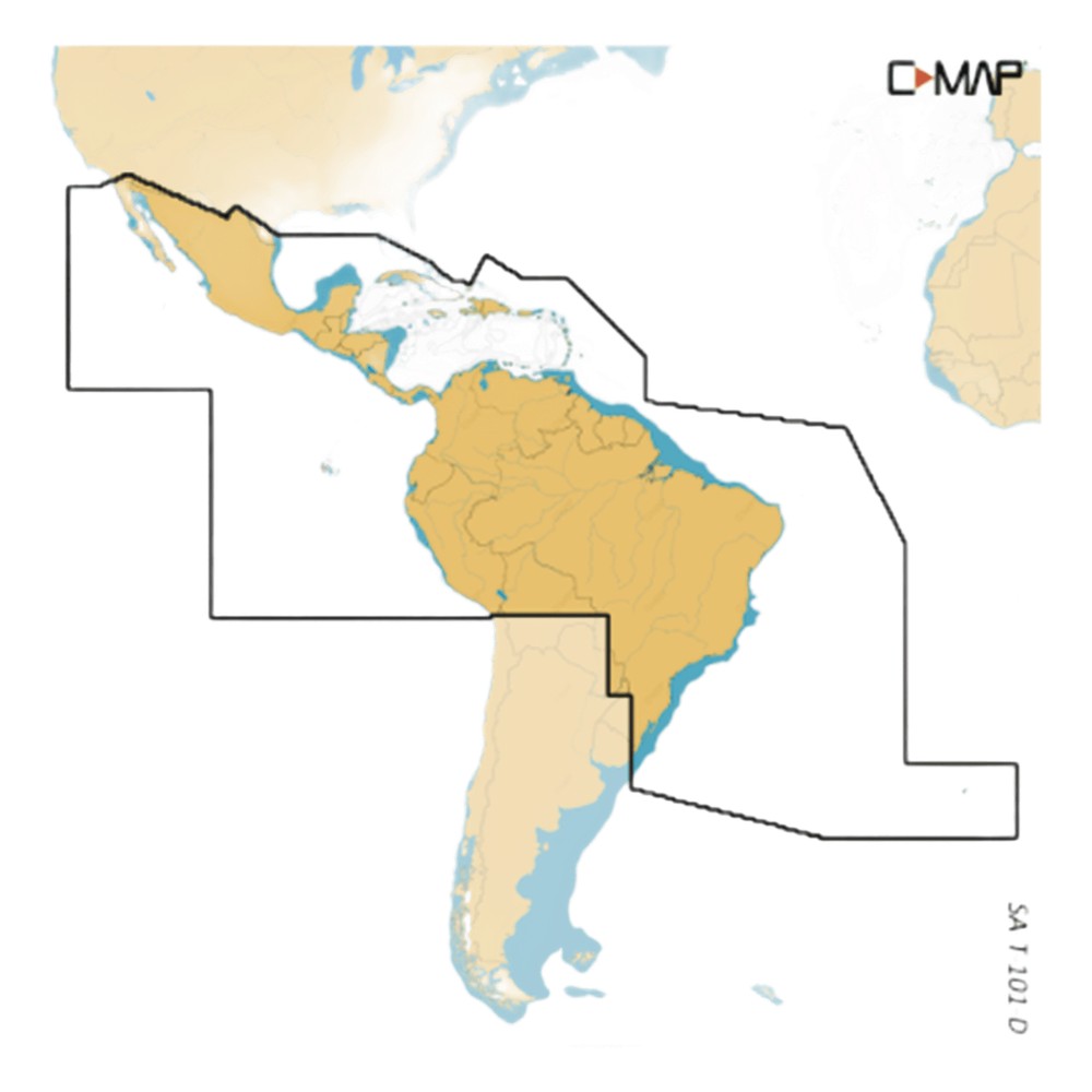 Carta de navegación de América del sur de uso | LECOSYS