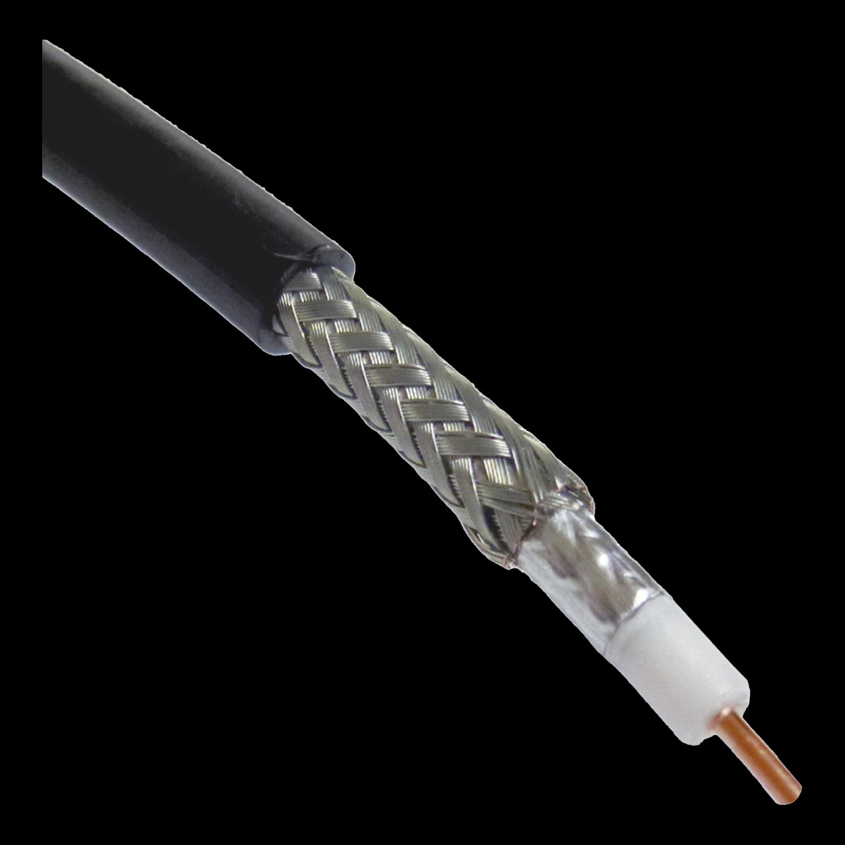Metro de Cable Coaxial Tipo RG-58 LP-195, 50 | LECOSYS