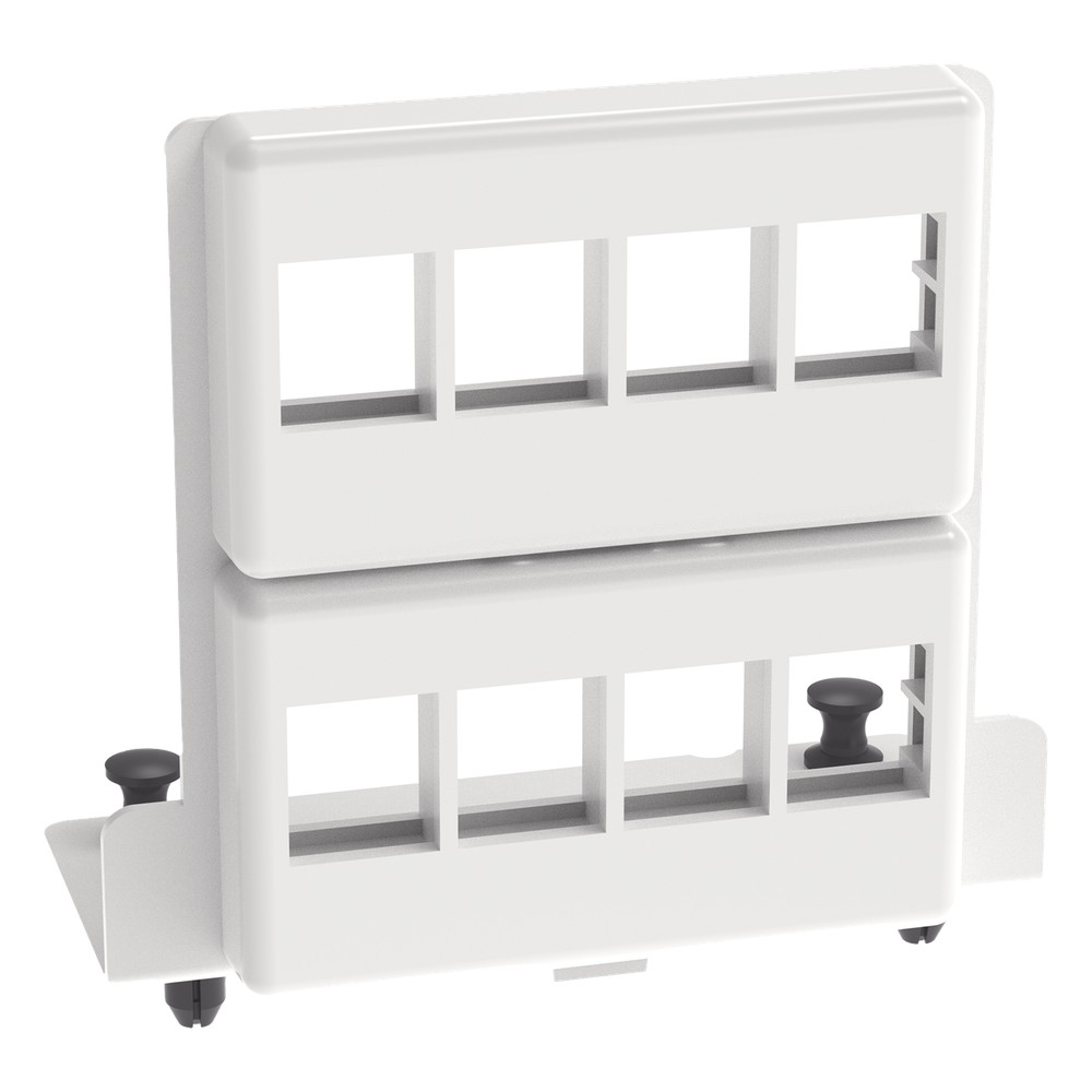Patch Panel de 8 Puertos Keystone, Para Uso con | LECOSYS