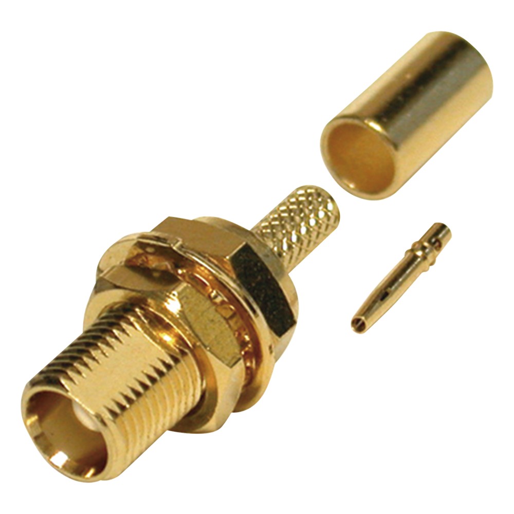 Conector MCX Hembra para Panel Trasero D-Plano | LECOSYS