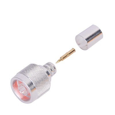 Conector N Macho de Anillo Plegable en Cables | LECOSYS