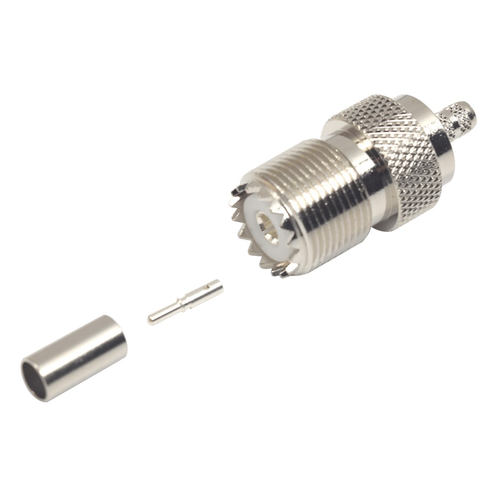 Conector UHF Hembra (SO-239) en Línea, de | LECOSYS