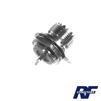 Conector UHF Hembra (SO-239) en Línea, Montaje | LECOSYS