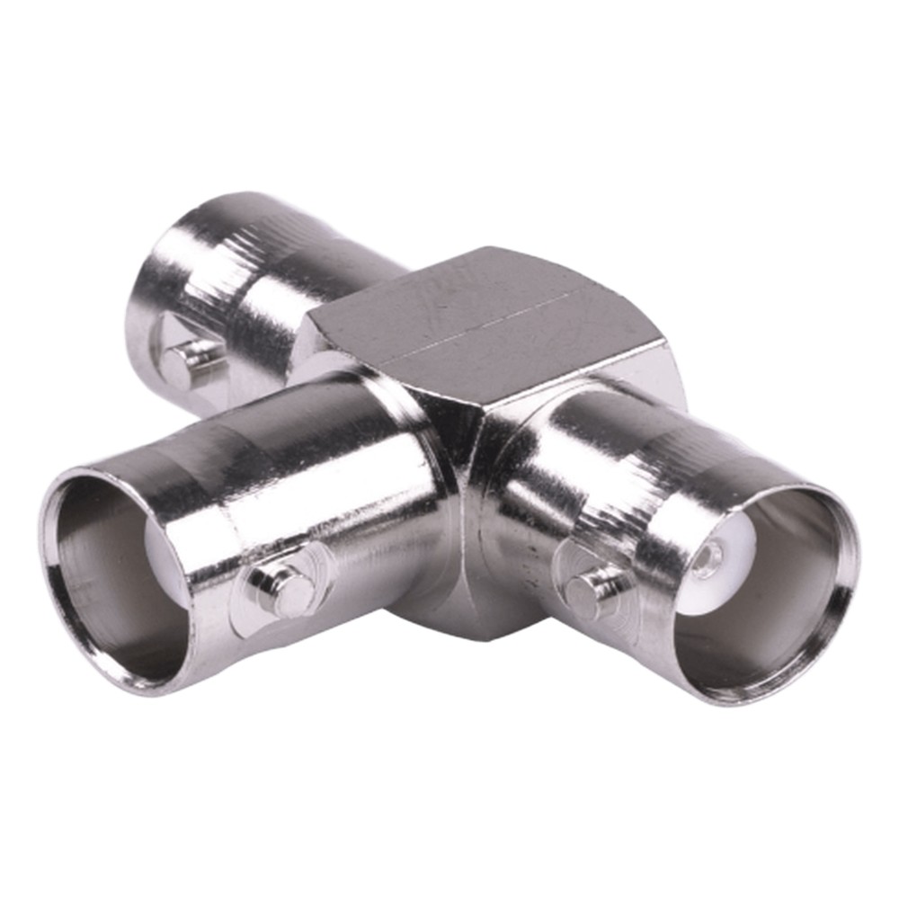 Adaptador Triple en T para 50 Ohm de BNC Hembra | LECOSYS