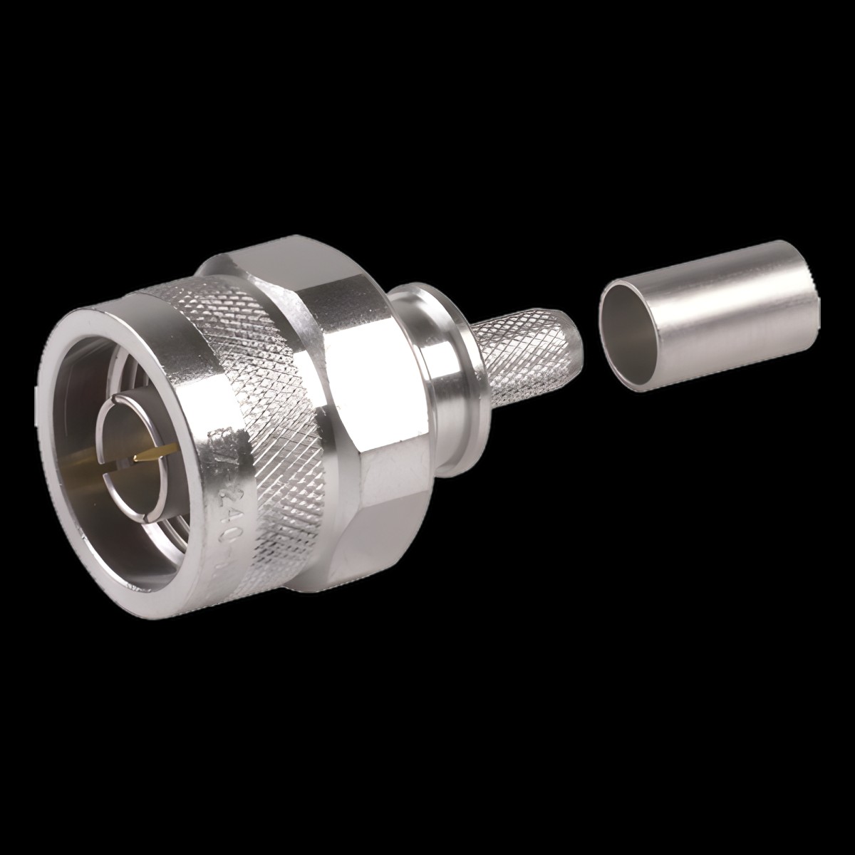 Conector N Macho Plegable con Pin Cautivo para | LECOSYS