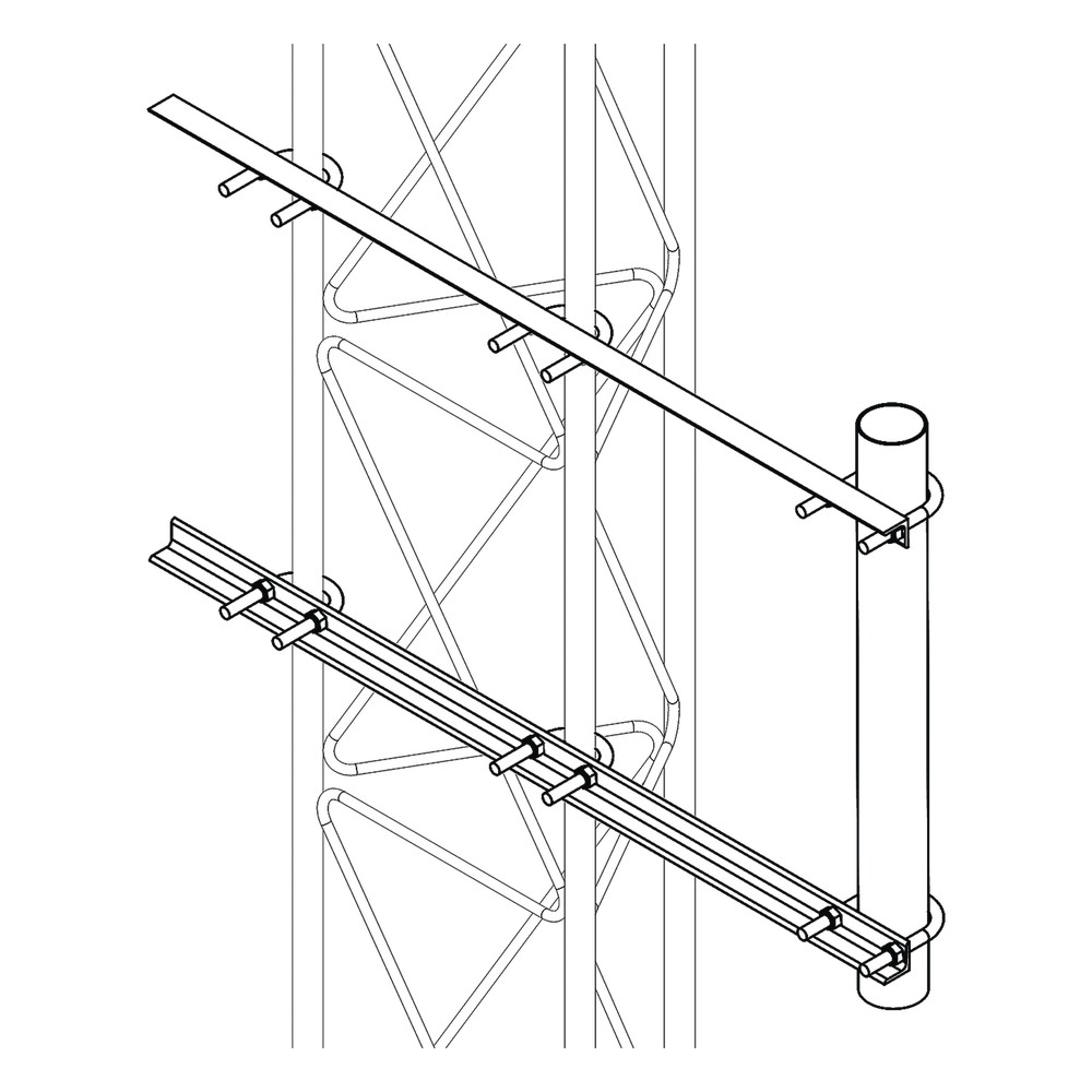 Brazo Lateral Liviano para Tramo STZ30G - Redes e IT | LECOSYS