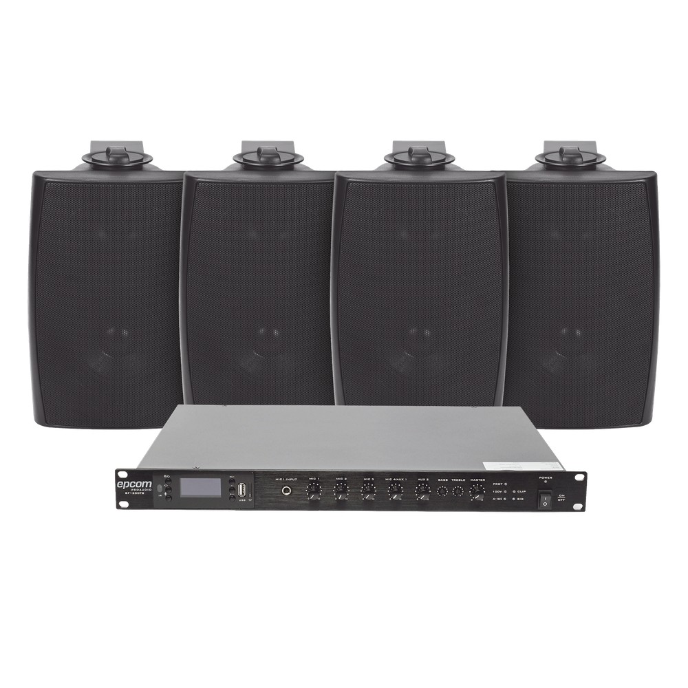 KIT de Amplificador de Audio 120W para Rack | 4 | LECOSYS