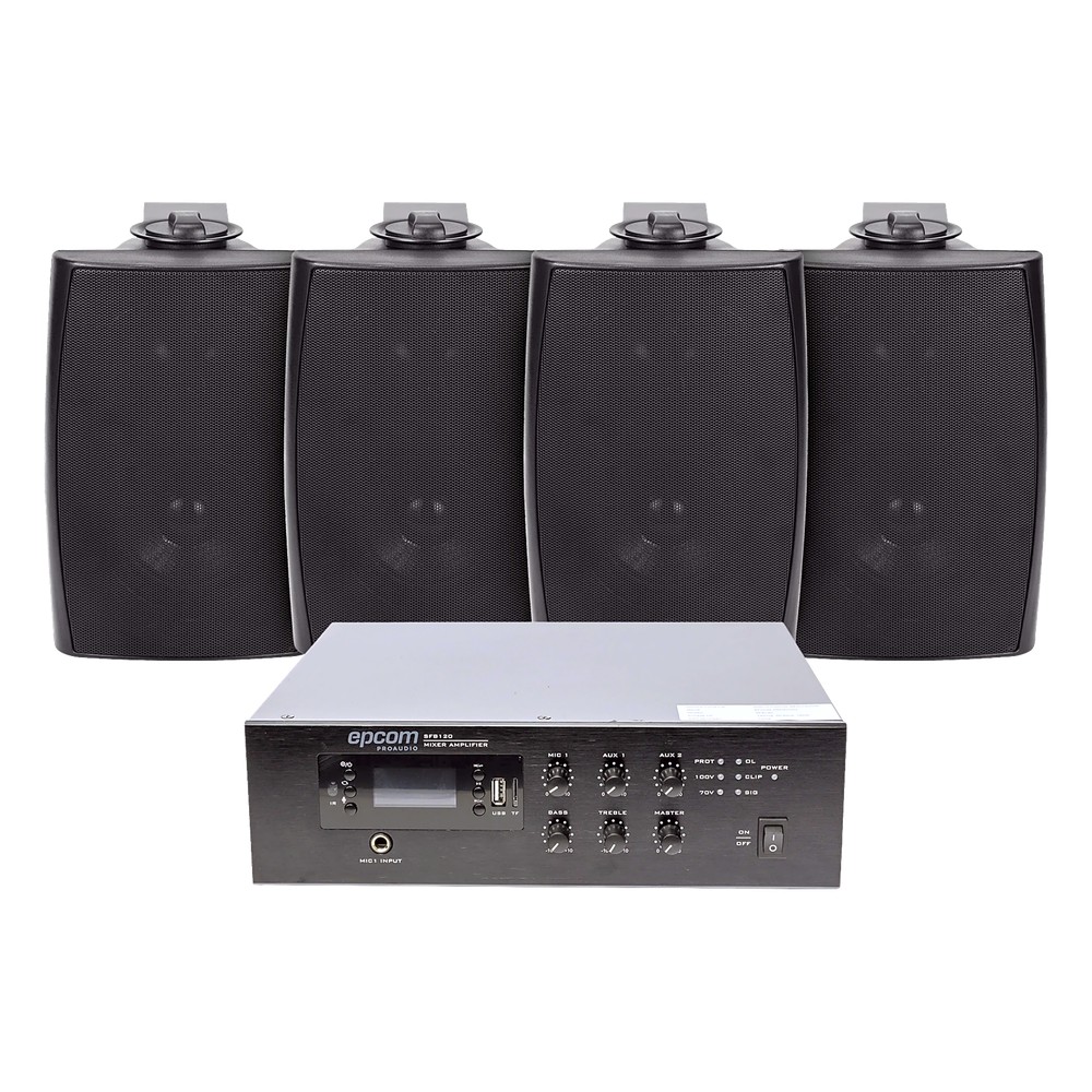 KIT de Amplificador de 240W para Escritorio | 4 | LECOSYS