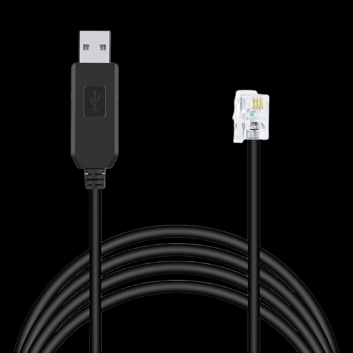 Cable Serial / RJ-9 a USB / 200 cm (6.6 ft) - Cableado | LECOSYS