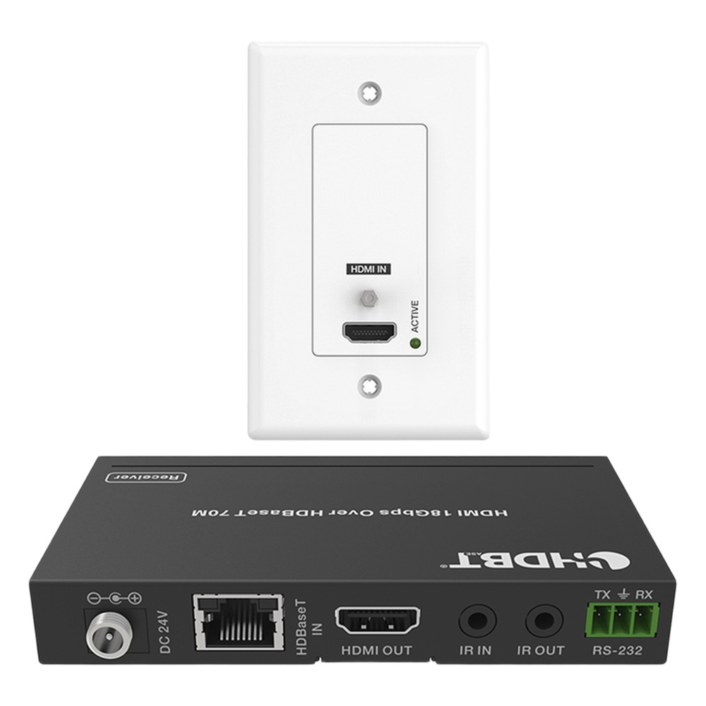 Kit Extensor HDBaseT | 4K2K@60Hz 40m | 1080p | LECOSYS