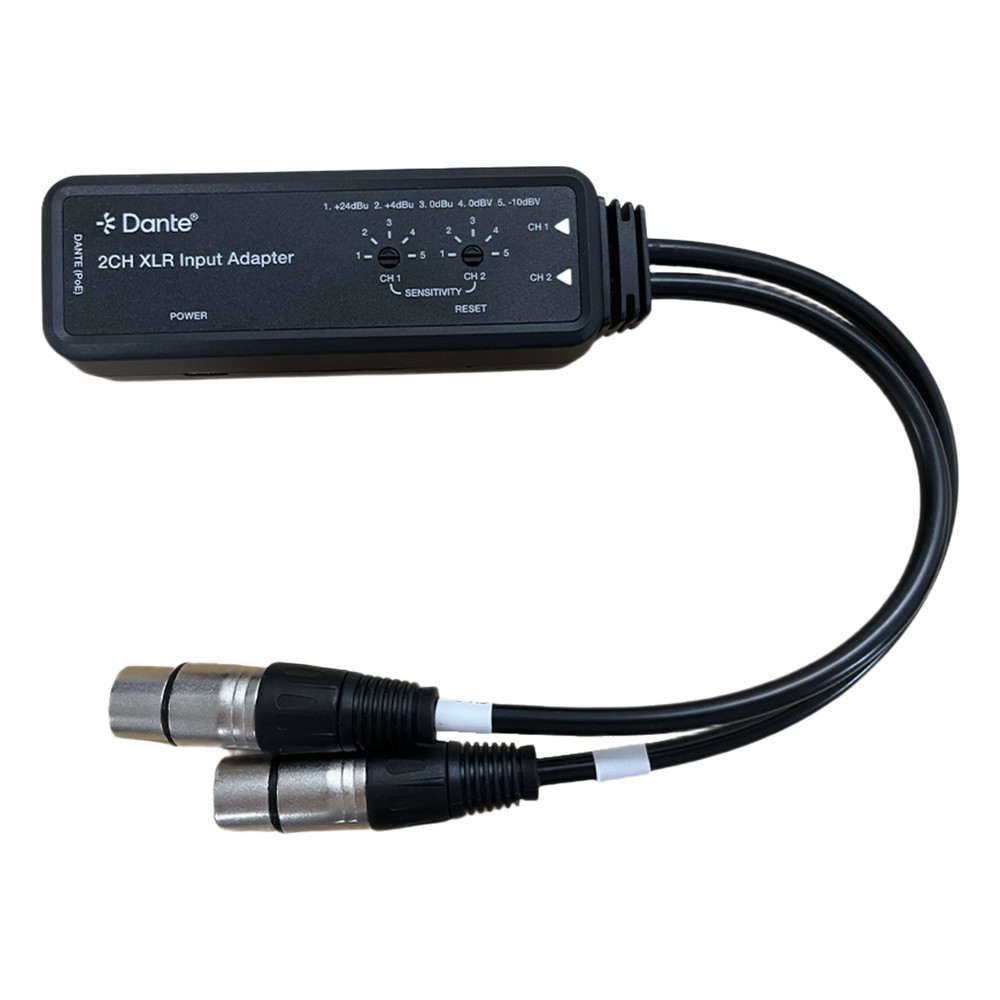 Extensor de Audio Dante® | 2CH XLR Input | LECOSYS