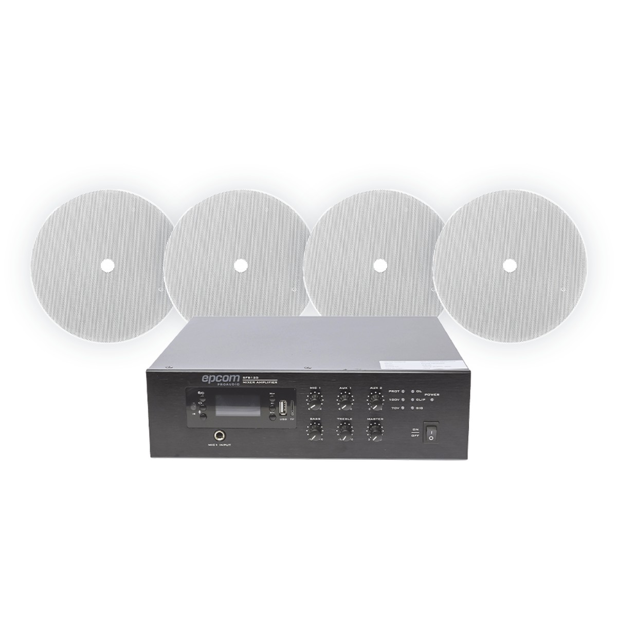 KIT de Amplificador de 120W para Escritorio | 4 | LECOSYS