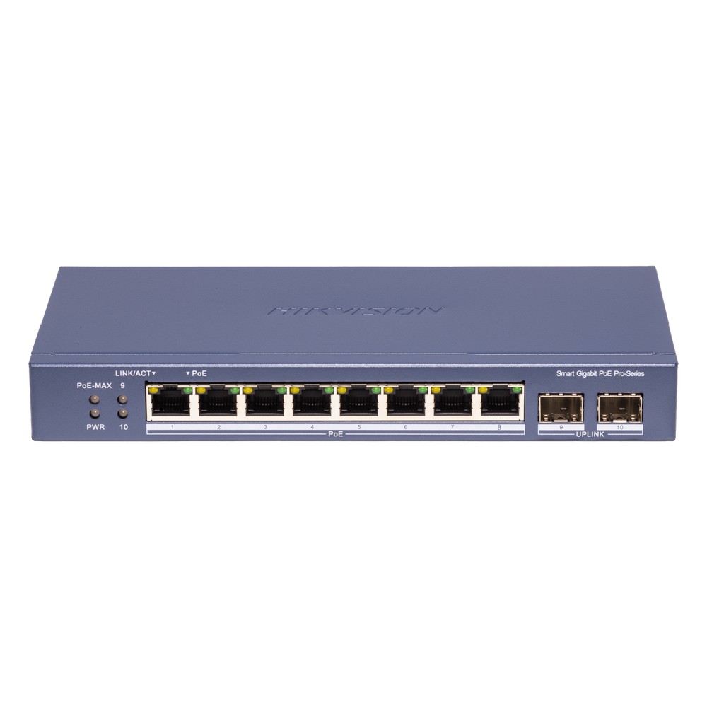Switch PoE+ / Administrable / 8 Puertos 1000 | LECOSYS