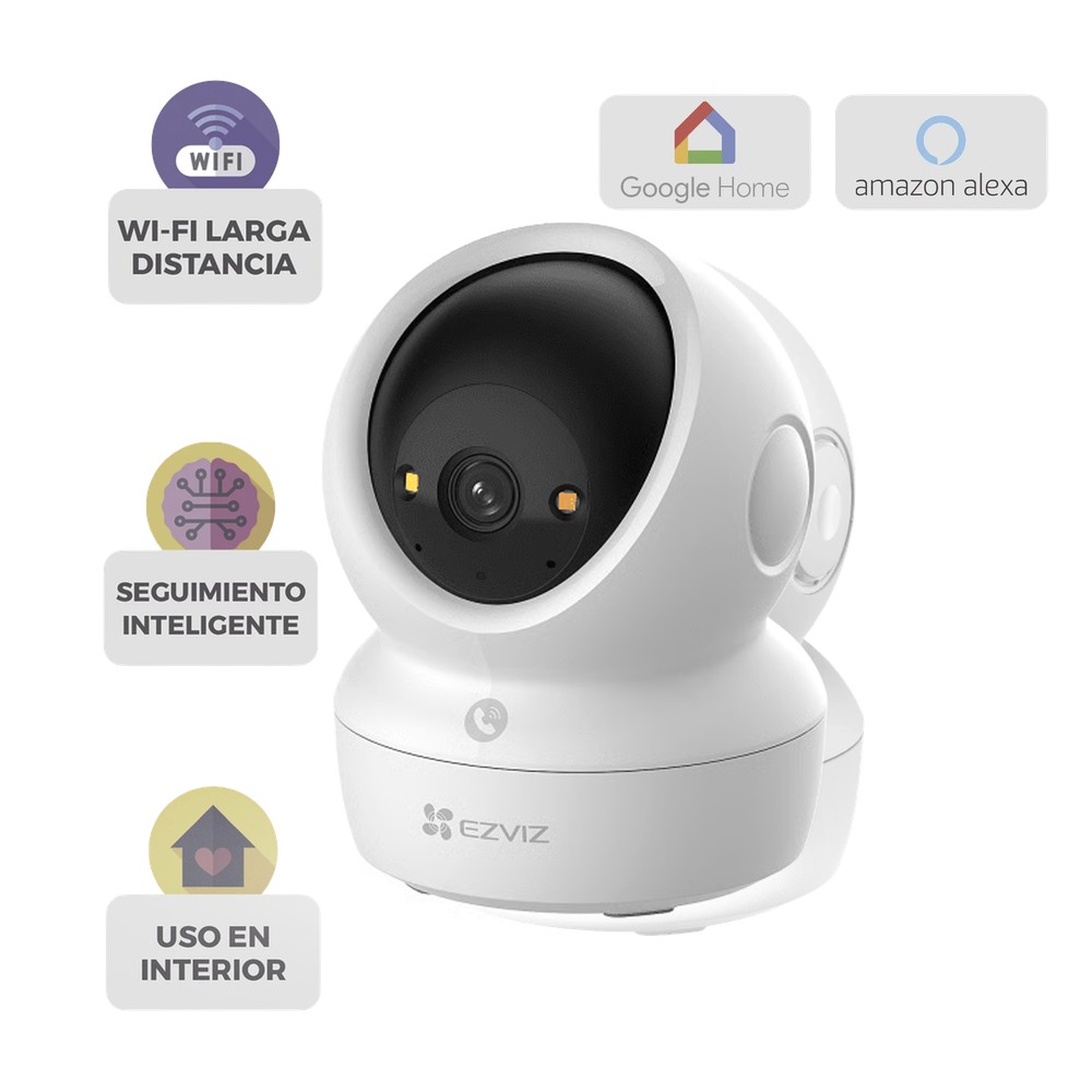 Cámara PT Wi-Fi / 4K (8 Megapíxeles) / Audio de | LECOSYS