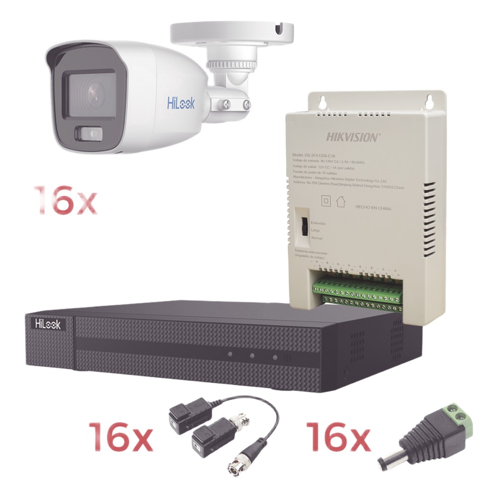 Kit TurboHD 1080p Lite / DVR 16 Canales / 16 | LECOSYS