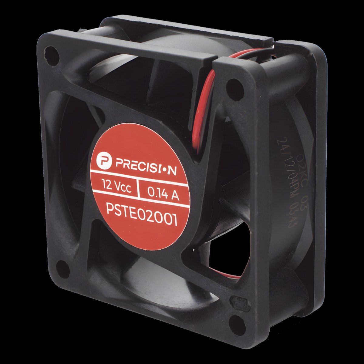 Ventilador Axial Anticondensante 12 Vcc, de 60 x 60 x 25 mm.