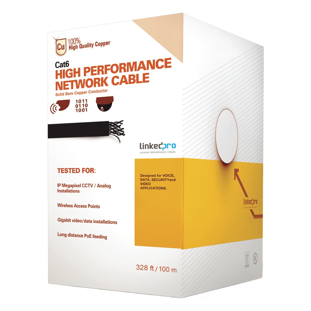 Cable Cat6+ Calibre 23 Alto Rendimiento, ETL | LECOSYS