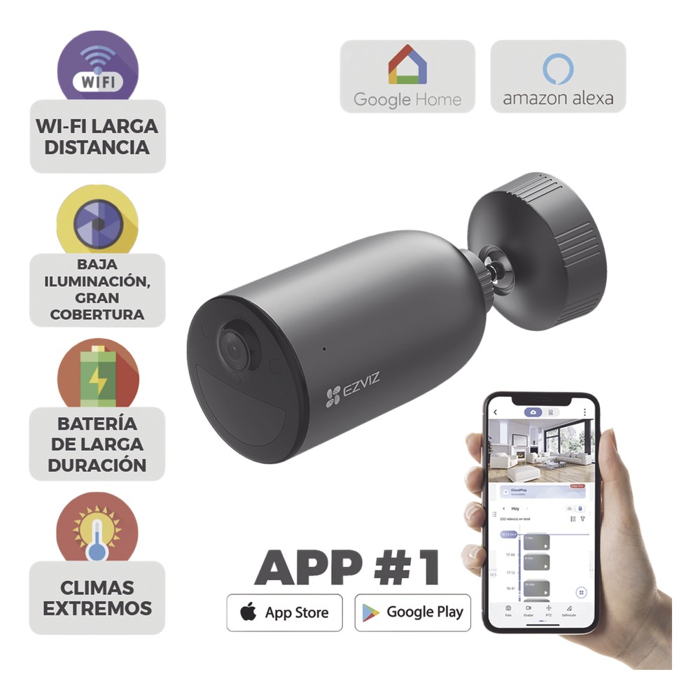 Cámara IP Inalámbrica Con Batería Recargable | LECOSYS