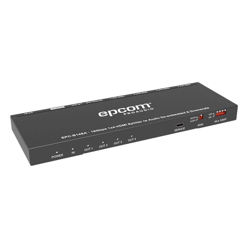 Splitter HDMI 1x4 | 1 Entrada a 4 salidas | LECOSYS