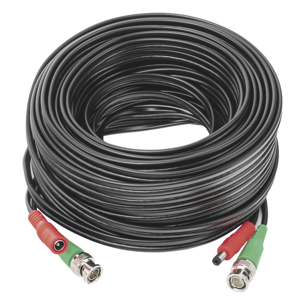 Cable Coaxial (BNC RG59) + Alimentación | LECOSYS
