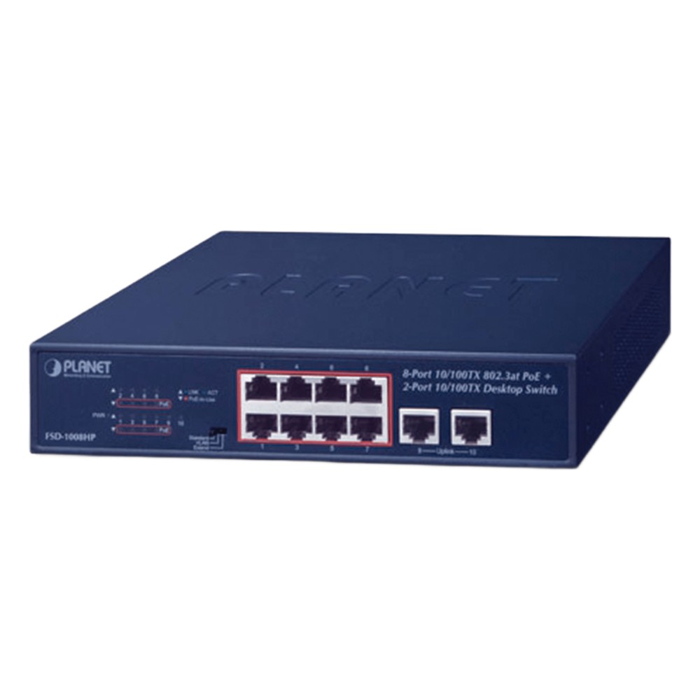 Switch de Escritorio de 8 Puertos 10 - Switches y PoE | LECOSYS