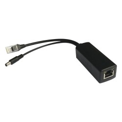 Cable divisor PoE pasivo de 48-55 Vcc @ 12 Vcc | LECOSYS