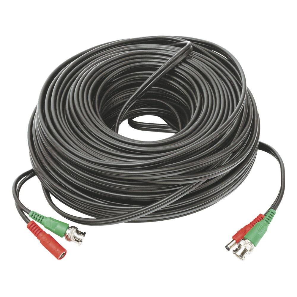 Cable Coaxial (BNC RG59) + Alimentación | LECOSYS