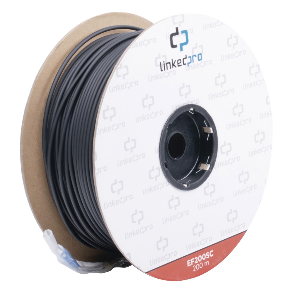 Carrete de Fibra Óptica Monomodo con Conectores | LECOSYS