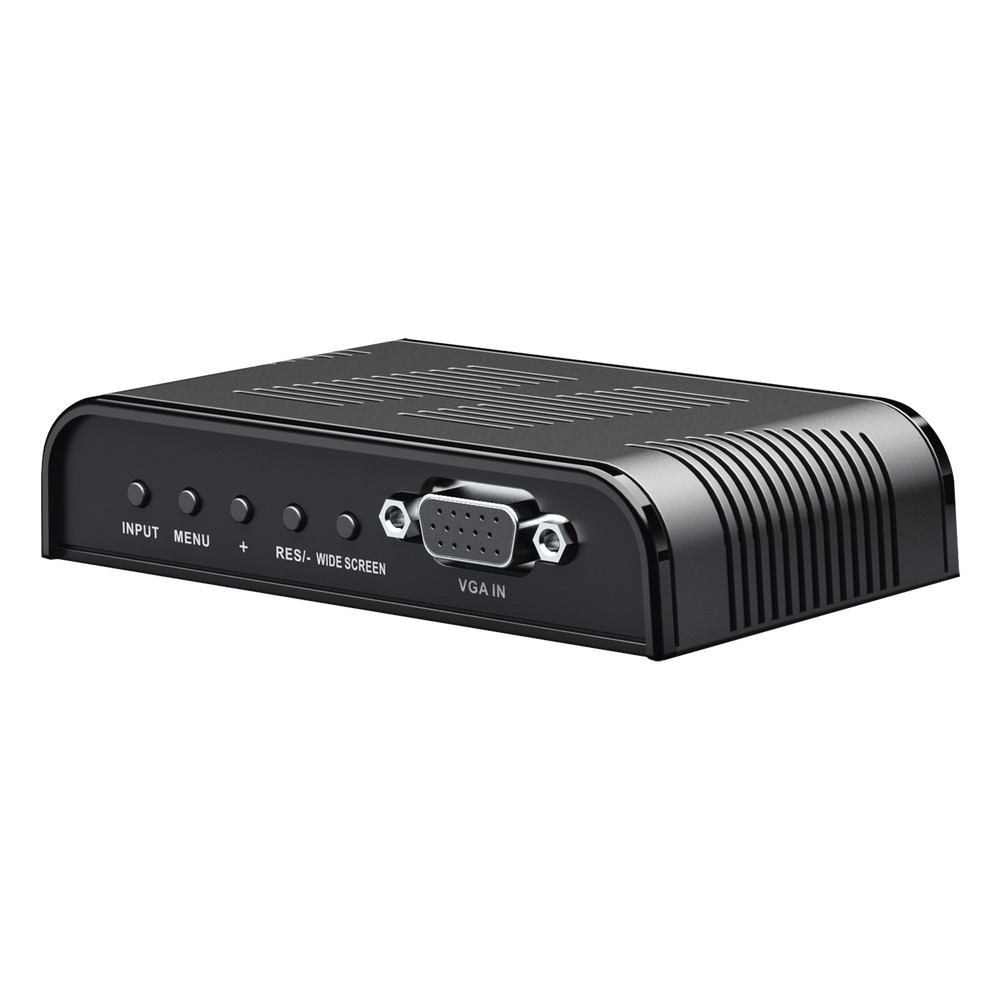 Convertidor de S-VIDEO, BNC (CVBS), VGA a VGA | LECOSYS