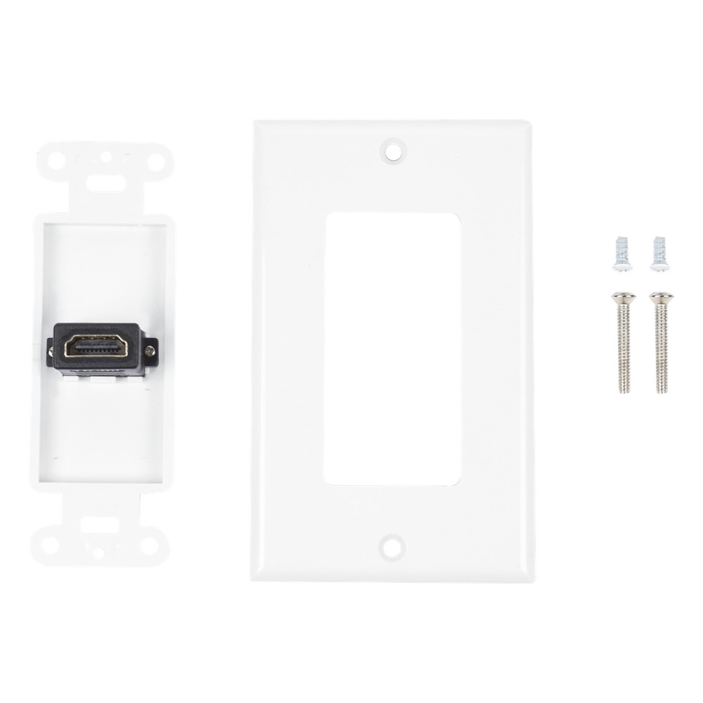 Placa de Pared 1 Puerto HDMI Hembra a Hembra