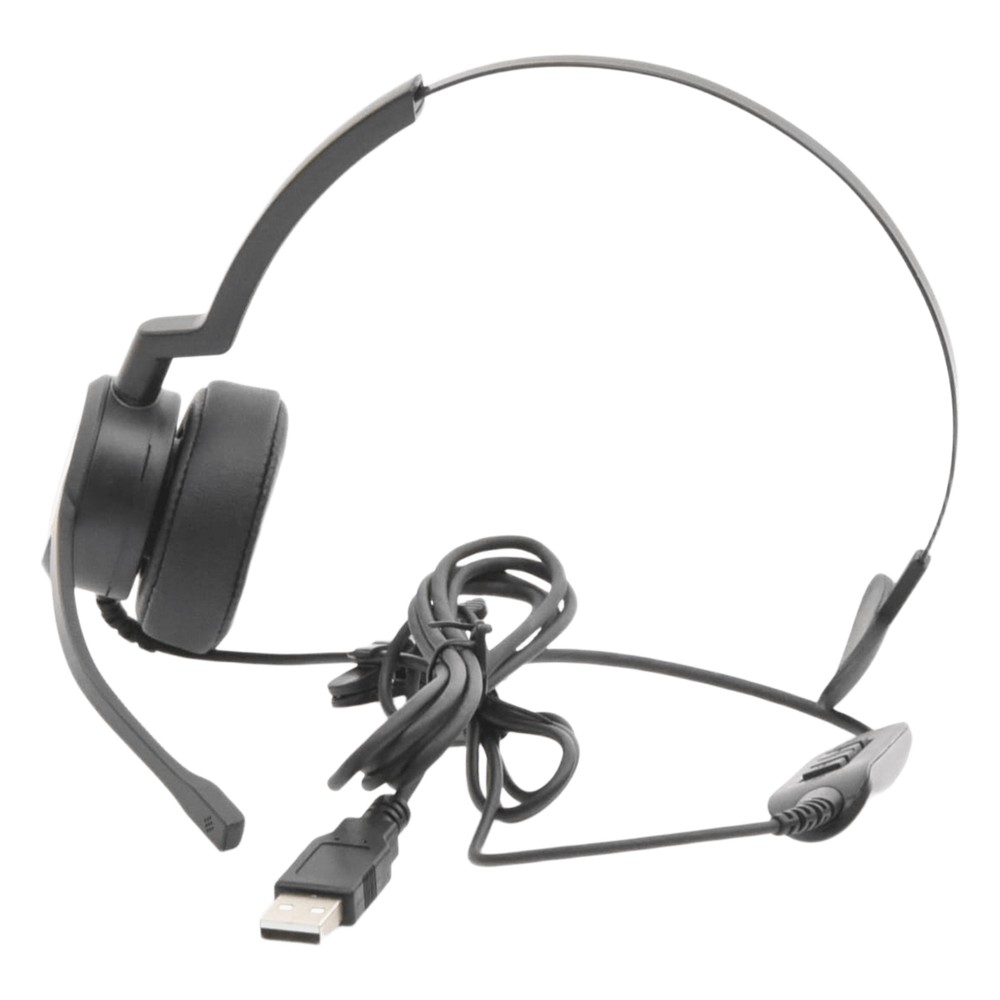 Audífonos USB de Diadema MONO con Audio HD - Redes e IT | LECOSYS