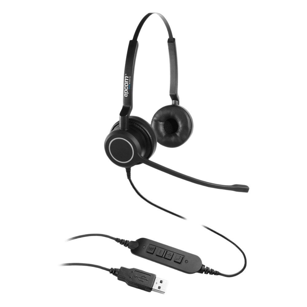 Audífonos USB de Diadema ESTÉREO con Audio HD | LECOSYS