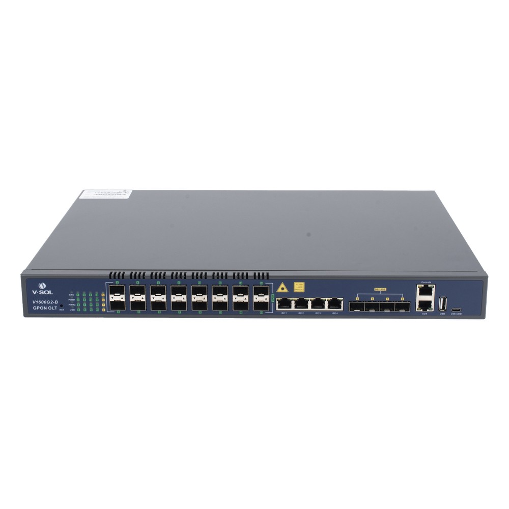OLT de 16 puertos GPON con 8 puertos Uplink (4 | LECOSYS