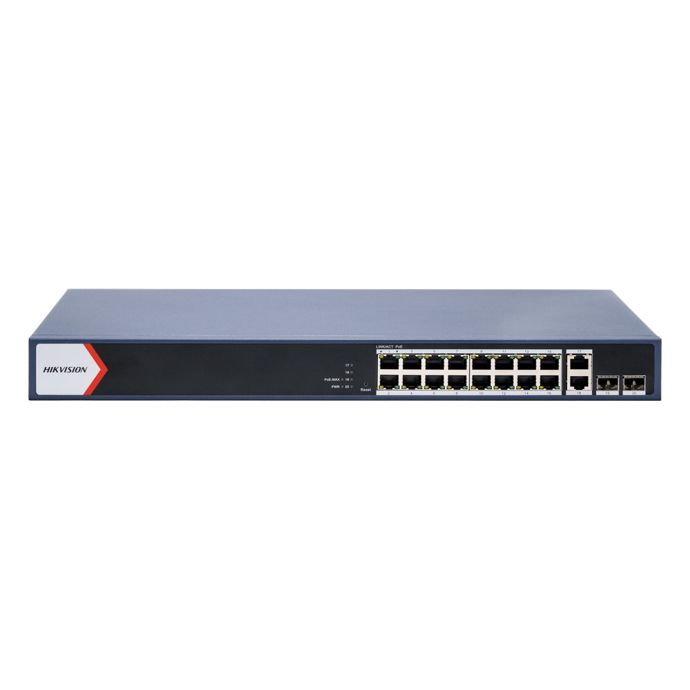 Switch Gigabit PoE+ / Monitoreable / 16 Puertos | LECOSYS