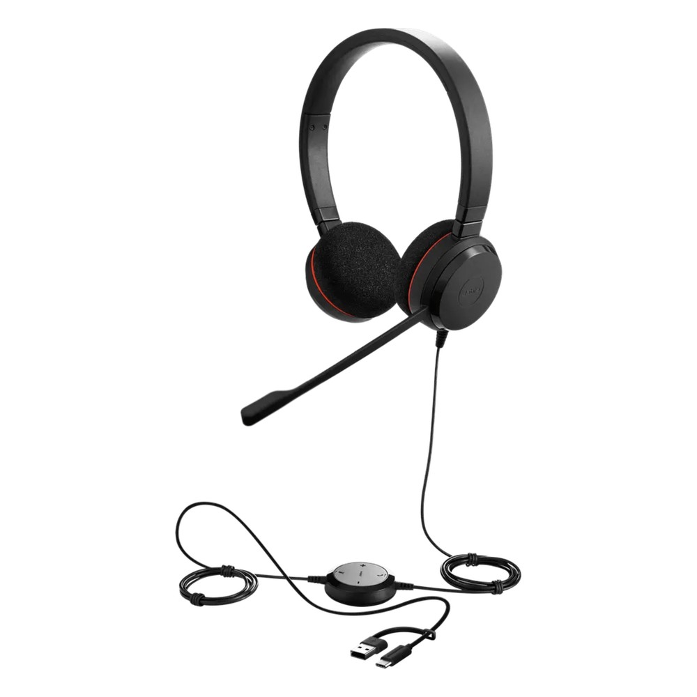 Jabra Evolve 20 DUO con conexión USB C - Redes e IT | LECOSYS