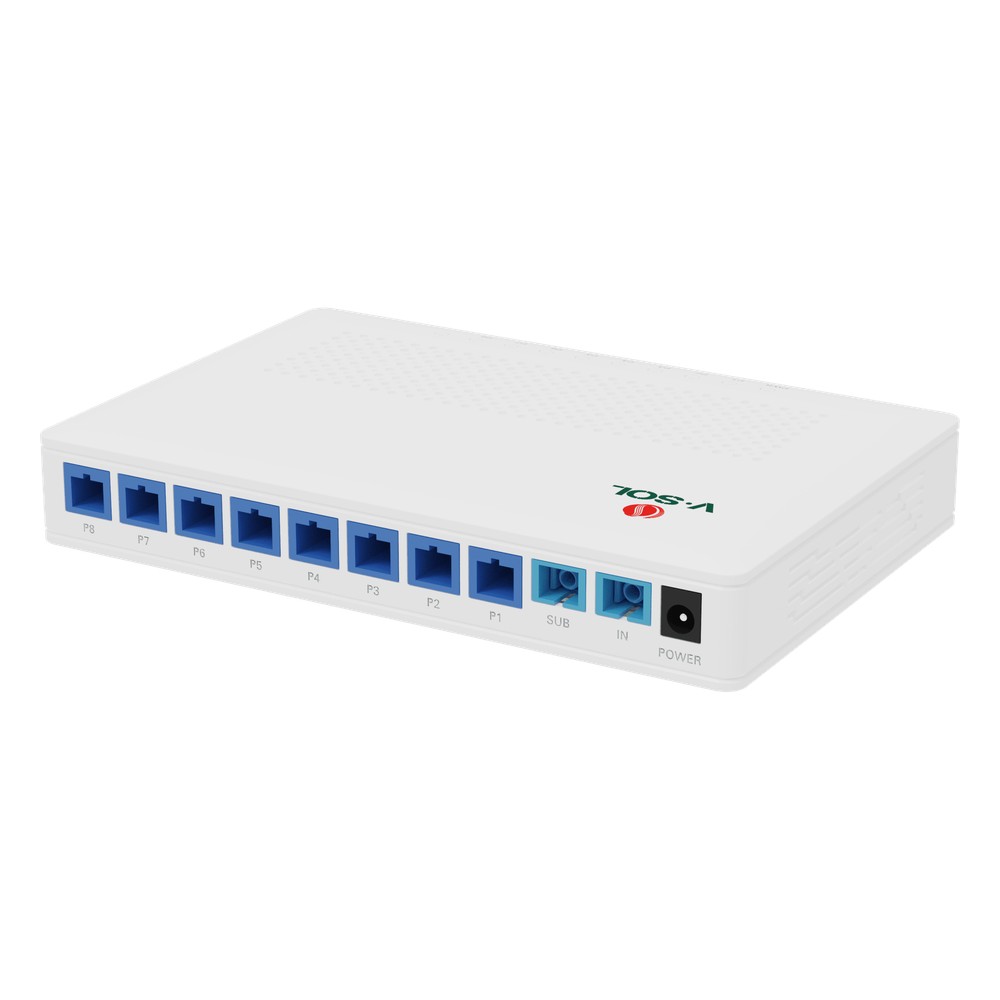 Splitter Activo 1x8 para Alimentación de 8 - Redes e IT | LECOSYS