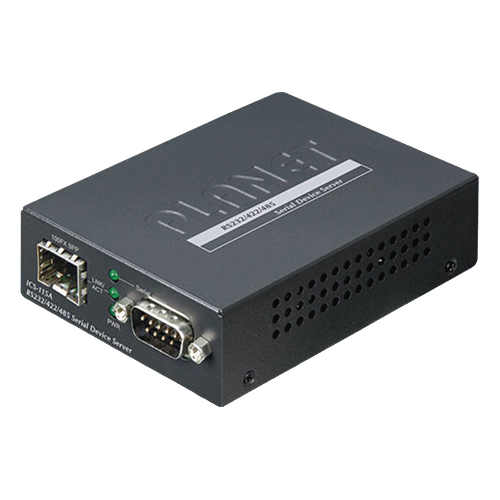 Convertidor de Medios RS-232/422/485 a SFP 100 Base-FX