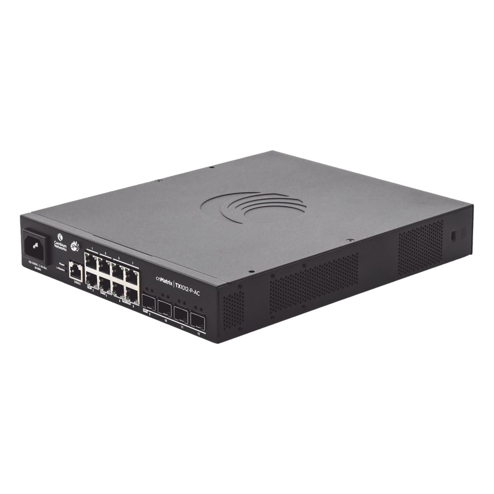 Switch cnMatrix TX1012-AC-P PoE Ideal para WISP | LECOSYS