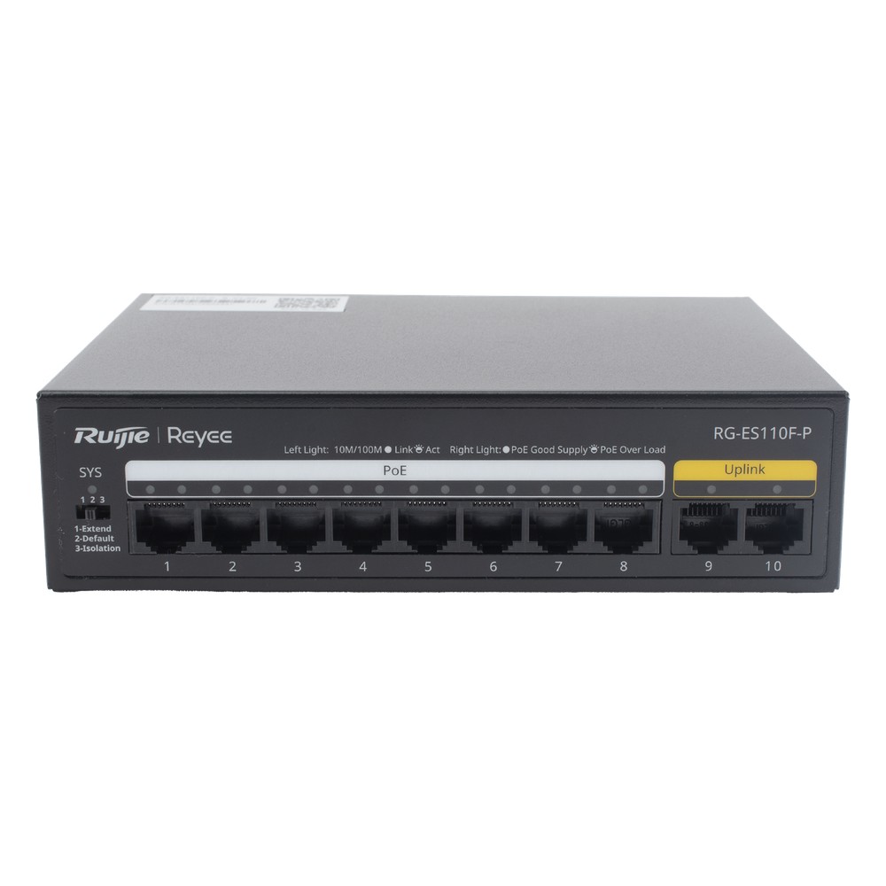 Switch PoE+ no Administrable, Hasta 110 Watts | LECOSYS