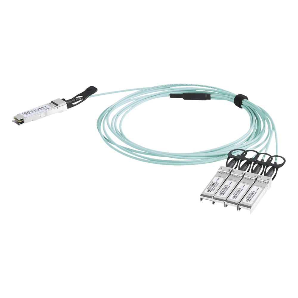 Cable AOC QSFP+ de 40 Gbps a 4x 10 Gbps | LECOSYS