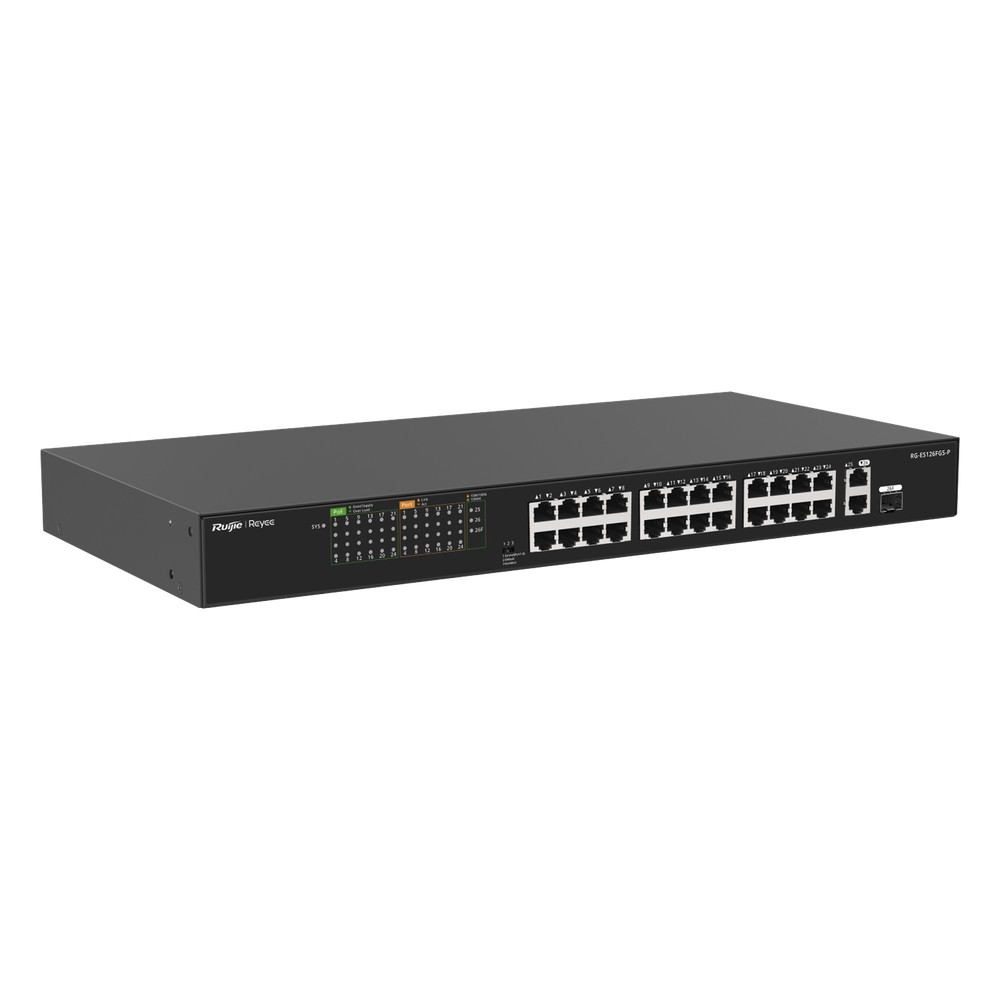 Switch PoE+ no Administrable, hasta 370 Watts | LECOSYS