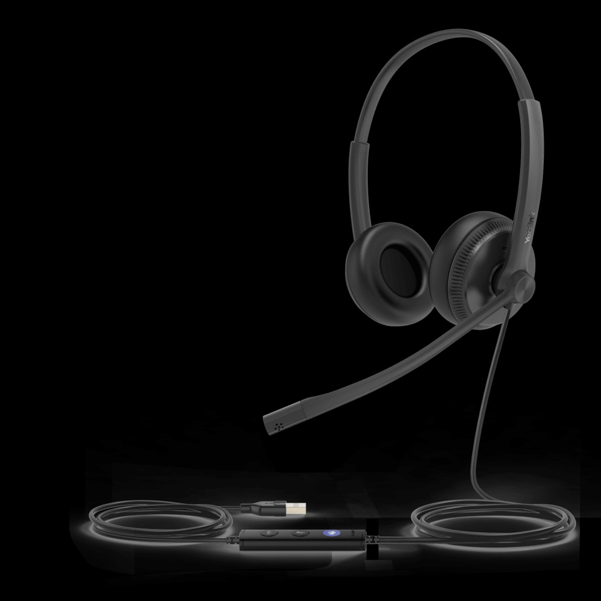 Diadema USB Alámbrica Yealink UH34 Dual Teams C | LECOSYS